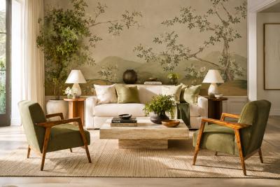  Liceu de Artes e Of cios Brazilian Modern Armchairs in Cavi na Olive Mohair Liceu de Artes e Of cios