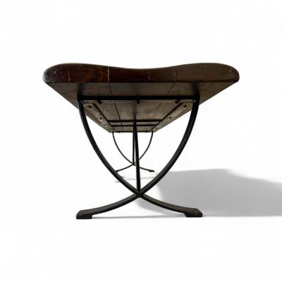  Liceu de Artes e Of cios Brazilian Modern Bench in Rosewood Iron Liceu De Artes e Oficios 1960s