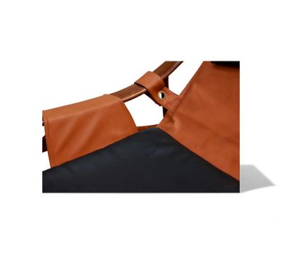  Liceu de Artes e Of cios Brazilian Modern Rocking Chair in Rosewood Leather Liceu de Artes 1960s