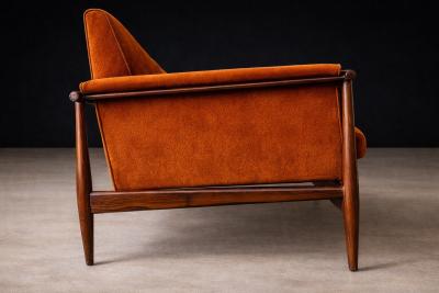  Liceu de Artes e Of cios Canoa Sofa in Brazilian Rosewood Mohair Liceu de Artes e Of cios Brazil