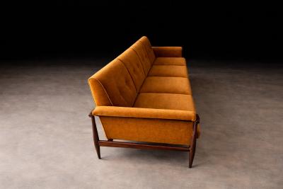  Liceu de Artes e Of cios Canoa Sofa in Brazilian Rosewood Mohair Liceu de Artes e Of cios Brazil