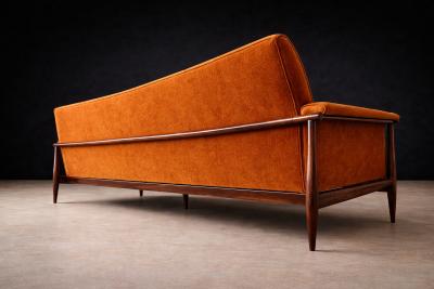  Liceu de Artes e Of cios Canoa Sofa in Brazilian Rosewood Mohair Liceu de Artes e Of cios Brazil