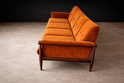  Liceu de Artes e Of cios Canoa Sofa in Brazilian Rosewood Mohair Liceu de Artes e Of cios Brazil