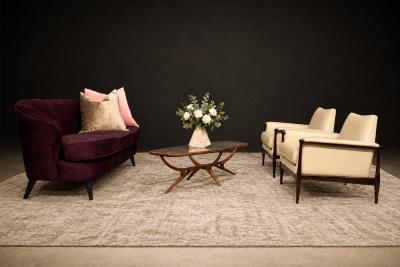  Liceu de Artes e Of cios Pair of Armchairs in Jacarand Rosewood and Leather Liceu de Artes e Oficios