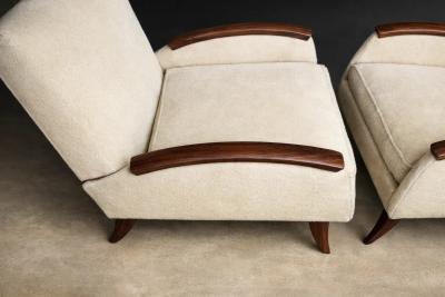  Liceu de Artes e Of cios Pair of Brazilian Rosewood Lounge Armchairs by Liceu de Artes e Of cios