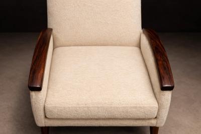  Liceu de Artes e Of cios Pair of Brazilian Rosewood Lounge Armchairs by Liceu de Artes e Of cios