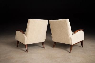 Liceu de Artes e Of cios Pair of Brazilian Rosewood Lounge Armchairs by Liceu de Artes e Of cios