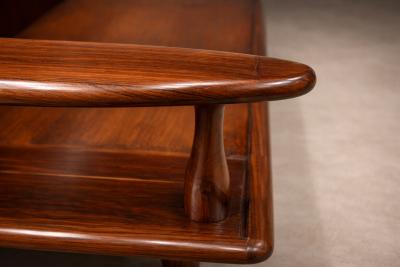  Liceu de Artes e Of cios Sofa in Rosewood Boucl by Liceu de Artes e Of cios Brazilian Modern 1960s