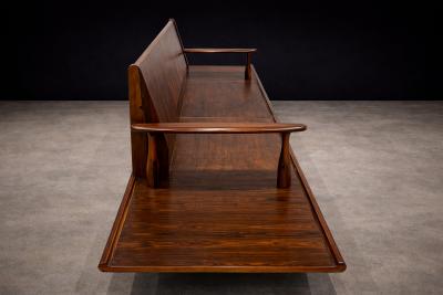  Liceu de Artes e Of cios Sofa in Rosewood Boucl by Liceu de Artes e Of cios Brazilian Modern 1960s