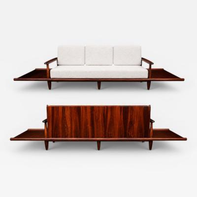  Liceu de Artes e Of cios Sofa in Rosewood Boucl by Liceu de Artes e Of cios Brazilian Modern 1960s