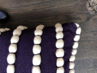  Lido Purple Wool Pillow
