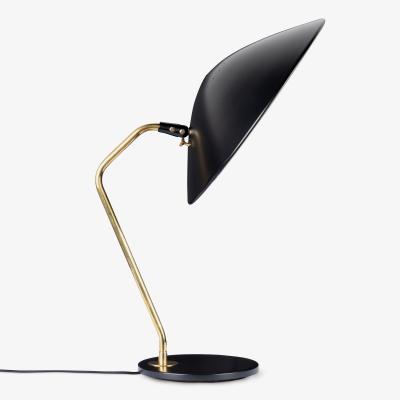  Lightolier Gerald Thurston for Lightolier Accent Table Lamp in Black Brass