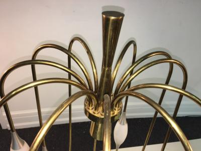  Lightolier Great Mid Century Cage Form Design Floor Lamp by Lightolier