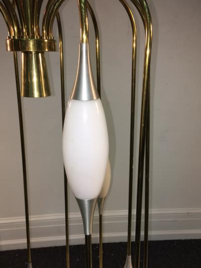  Lightolier Great Mid Century Cage Form Design Floor Lamp by Lightolier