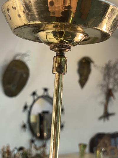  Lightolier MID CENTURY BRASS 16 LIGHT SPUTNIK CHANDELIER