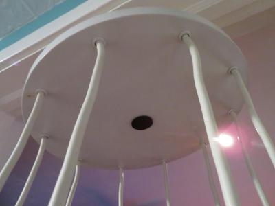  Lightolier Marvelous Lightolier 10 Cylinder Light Chandelier Flush Light Mid Century Modern