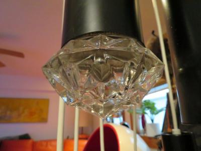  Lightolier Marvelous Lightolier 10 Cylinder Light Chandelier Flush Light Mid Century Modern