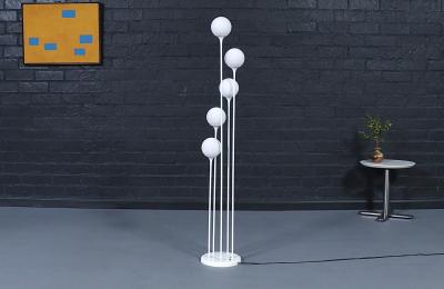  Lightolier Mid Century Modern 5 Tier Orb Floor Lamp by Lightolier