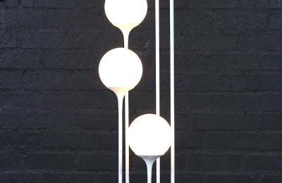  Lightolier Mid Century Modern 5 Tier Orb Floor Lamp by Lightolier