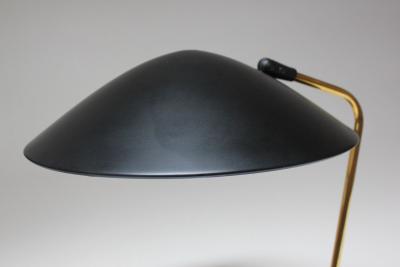  Lightolier Pair of Gerald Thurston for Lightolier Brass and Metal Table Lamps