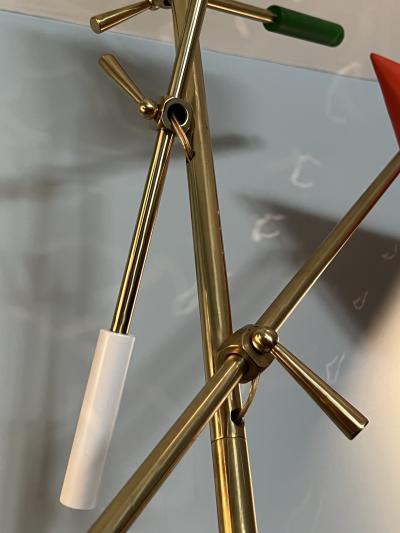  Lightolier TRI COLOR TRIENNALE FLOOR LAMP BY LIGHTOLIER