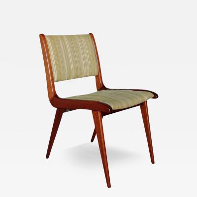  Ligne Roset Co Fine French Mid Century Mahogany Side Chairs by Roset