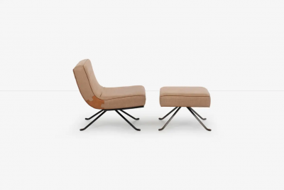  Ligne Roset Co Ligne Roset Style Lounge Chair and Ottoman