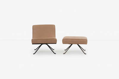  Ligne Roset Co Ligne Roset Style Lounge Chair and Ottoman