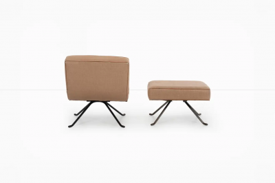  Ligne Roset Co Ligne Roset Style Lounge Chair and Ottoman