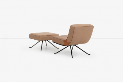  Ligne Roset Co Ligne Roset Style Lounge Chair and Ottoman