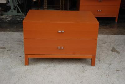  Ligne Roset Co Modern Pearwood Dresser Nightstand