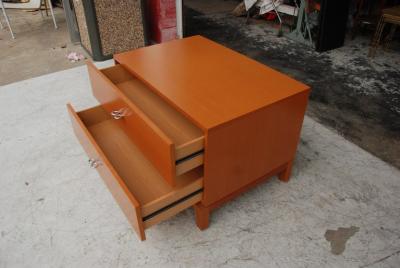  Ligne Roset Co Modern Pearwood Dresser Nightstand
