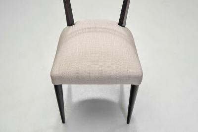  Ligne Roset Co Set of Four Model 689 High Back Beech Chairs for Ligne Roset France 1960s