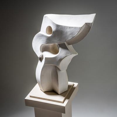  Limoges White Coral Form Ceramic Sculpture Limoges France 20th Century