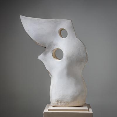  Limoges White Coral Form Ceramic Sculpture Limoges France 20th Century