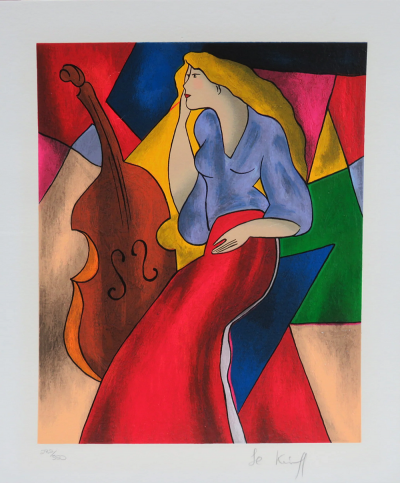  Linda Le Kinff Woman with Cello