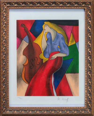  Linda Le Kinff Woman with Cello