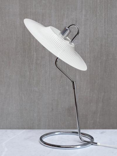 Lindau Lindekrantz Lindau Lindekrantz Large Table Desk Lamp in Metal Zero Sweden 1970s