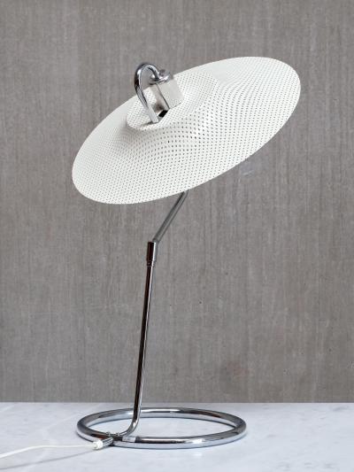 Lindau Lindekrantz Lindau Lindekrantz Large Table Desk Lamp in Metal Zero Sweden 1970s