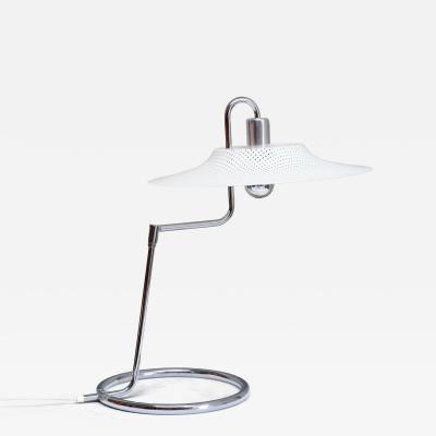  Lindau Lindekrantz Lindau Lindekrantz Large Table Desk Lamp in Metal Zero Sweden 1970s