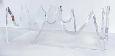  Lion in Frost Lion in Frost Lucite Coffee Table with Glass Top