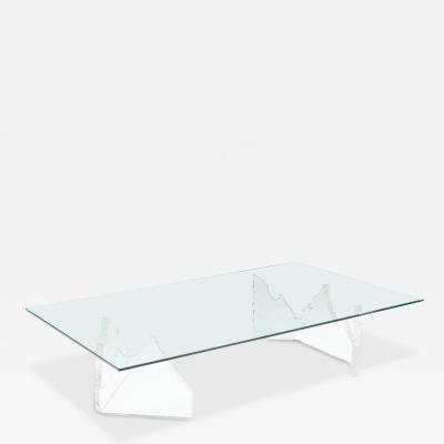  Lion in Frost Lion in Frost Mid Century American Lucite Glacial Cocktail Coffee Table Bases