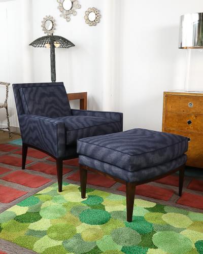  Liz OBrien Editions The Billy Lounge Chair Ottoman