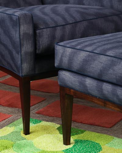  Liz OBrien Editions The Billy Lounge Chair Ottoman