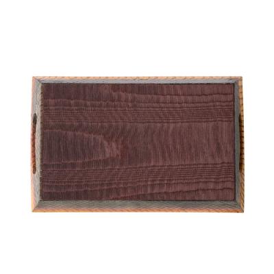  Lobel Originals Lobel Originals Rectangular Tray in Gray Plum and Sunflower Python New