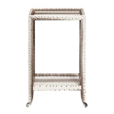  Lobel Originals Lobel Originals Telephone Table in Snake Skin 2022 Signed 