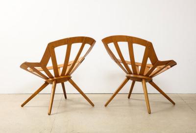  Lodovico Meneghetti Giotto Stoppino Vittorio Gregotti Rare Pair of Chairs by Vittorio Gregotti Lodovico Meneghetti Giotto Stoppino