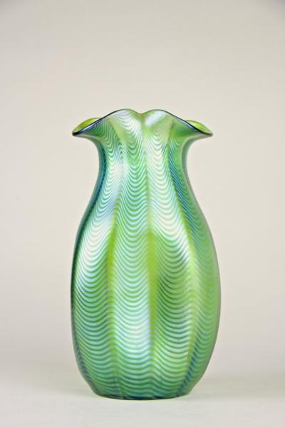  Loetz 19th Century Art Nouveau Glass Vase by Loetz Crete Phaenomen CZ circa 1898