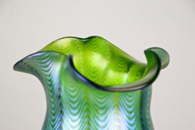  Loetz 19th Century Art Nouveau Glass Vase by Loetz Crete Phaenomen CZ circa 1898