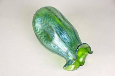  Loetz 19th Century Art Nouveau Glass Vase by Loetz Crete Phaenomen CZ circa 1898